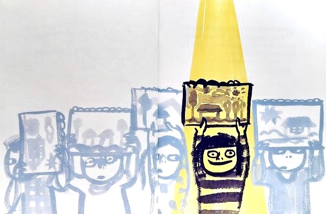 自傳繪本《我的明原畫室》中，小時候Suzy Lee的畫作很常被選中掛在教室後面