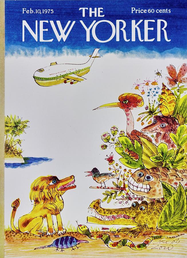 圖說：約瑟夫．洛在一九四○、一九六○和一九七○年代為《紐約客週刊》繪製的封面，圖片來源：condenaststore.com。