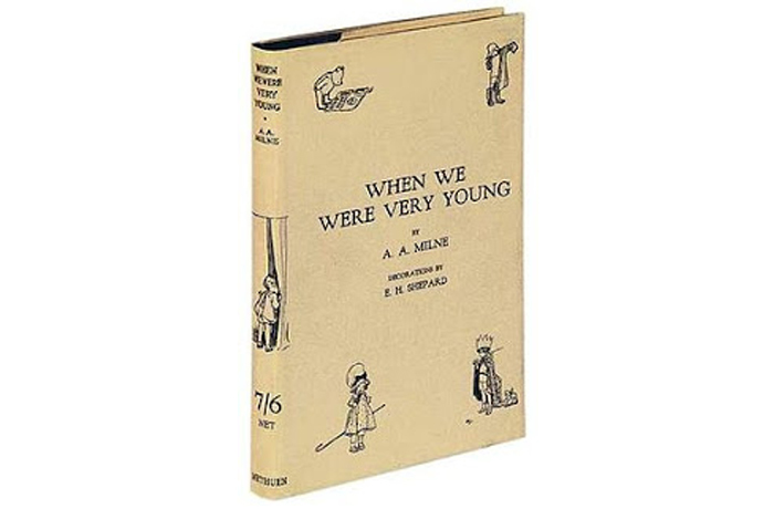 米恩詩集《當我們非常年輕的時候》(“When We Were Very Young”)，1924年出版。